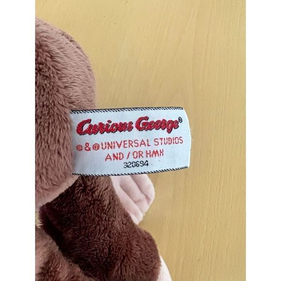 Universal Studios GUND Curious George Plush in Red Shirt Stuffed Animal 12” - Picture 5 of 7
